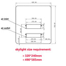 Ar condicionado elétrico de teto Treeligo 12V/24V 13500BTU para trailers, motorhomes e vans. Ideal para estacionamento e transporte em veículos recreativos, caminhões, trailers e caravanas.