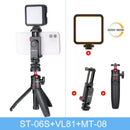 Suporte vertical para celular Ulanzi ST-06S para câmera DSLR, monitor, tripé, braçadeira para gravação de vlogs com smartphone