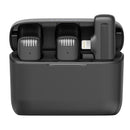 Microfone de lapela sem fio Ulanzi J12, conjunto de microfone de lapela para gravação de vídeo curto, mini microfone para iPhone 16, 15, 14, Android, transmissão ao vivo