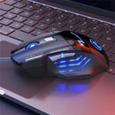 Mouse Gamer com Fio, 7 Botão, Retroiluminado, Ergonômico e 5500 DPI Ajustável - para Computador e Notebook