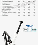 Quadro de carbono LEXON FLYER XC 29er 2215g Suspensão total Curso de 120mm Trava remota Boost Suporte para canote retrátil 15 17 19 21 polegadas