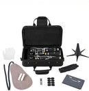 Clarinete em Si bemol, 17 chaves, 6 anéis, Blackwinds, instrumento musical de sopro profissional com estojo para acessórios.