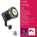 Ulanzi VL-120Bi VL-120C 120W V-Mount COB Luz sem fio Controle por aplicativo 2700K-6500K Luz de vídeo para fotografia de vídeo de esquete