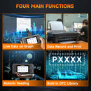 Scanner automotivo OBD2 FOXWELL NT650 Elite com funções de reset de SAS, A/F, Óleo, EPB, BRT e TPS (mais de 26 funções). Ferramenta profissional para diagnóstico de veículos.