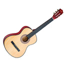 Violão acústico Queen's para adultos com cordas de aço, ideal para iniciantes.