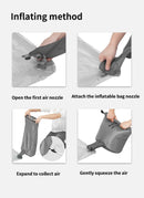 Colchão inflável Naturehike R 5.8 para áreas externas, barraca dobrável portátil, almofada única, ultraleve, para caminhadas, viagem e acampamento