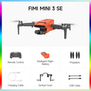 Drone FIMI MINI 3 SE Novo com Vídeo Noturno Super Inteligente em 4K a 30 FPS, Alcance de 9 km, Gimbal de 3 eixos, Design Ultraleve de 249 g e Rastreamento Inteligente Profissional.