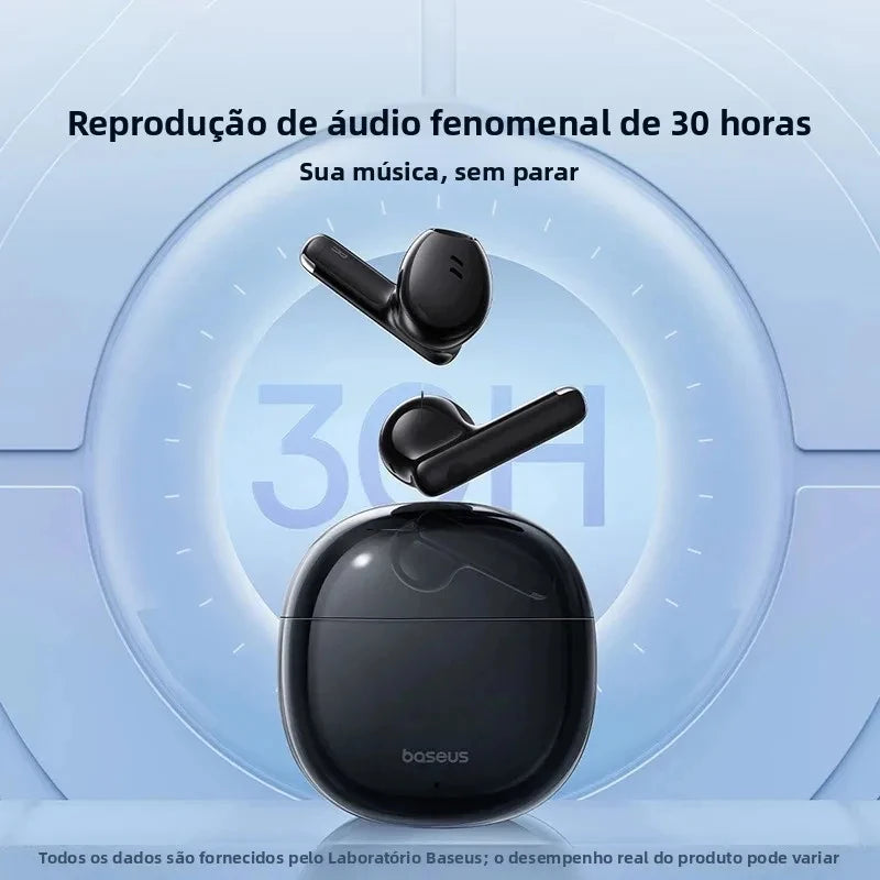 Fone De Ouvido Bluetooth 5.3 Baseus Bowie E13 Som Imersivel Recarregável Latencia Zero
