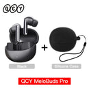 Fones de ouvido QCY MeloBuds Pro ANC Bluetooth 5.3 sem fio 46dB híbrido ANC Hi-Res LDAC fones de ouvido 6 microfones 34h detecção intra-auricular