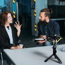 7RYMS iRay DW10 Mini Microfone Sem Fio para Câmera, Smartphone, Computador, Vlog, Transmissão ao Vivo e Entrevistas