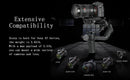 Estabilizador de gimbal de mão Feiyu SCORP-C2 da série SCORP, oficial da FeiyuTech, com 3 eixos, para câmeras DSLR Sony/Canon.