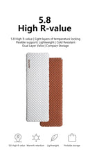 Naturehike Colchão inflável para acampamento 3.2/5.8 R Value Ultraleve para acampamento ao ar livre Colchão portátil dobrável para dormir