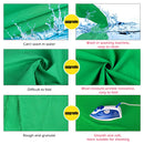 Kit de suporte de fundo com tecido verde para musselina, suporte telescópico ajustável com clipe para bolsa de transporte