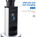 Filtro de Linha extensão com Tomada, universal, USB e Tipo C