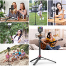Tripé Ulanzi MT-44 com 1,46 m de extensão para selfies, tripé com braçadeira para celular, câmeras, celulares, Samsung, iPhone, Huawei, Xiaomi