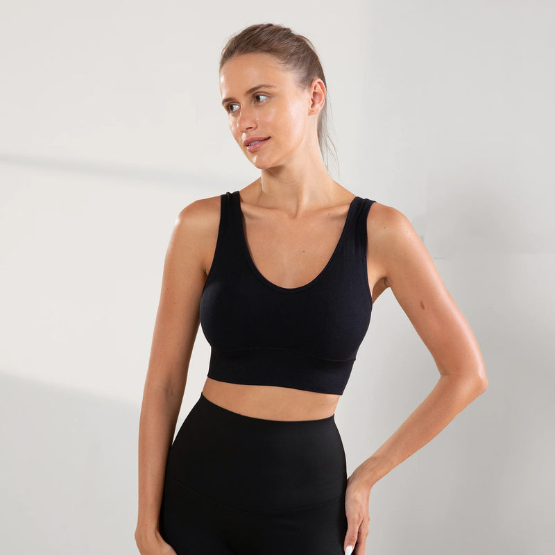 Academia, Roupas de ginástica femininas, Sutiãs esportivos, Sutiãs femininos sem costura, sem bojo, Brasil