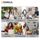 Microfone de lapela sem fio Comica Vimo C C3 C2 C1 2.4G para câmera de smartphone, vlog, streaming de YouTube vs Rode GO II