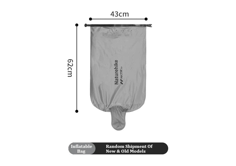 Naturehike Colchão inflável para acampamento 3.2/5.8 R Value Ultraleve para acampamento ao ar livre Colchão portátil dobrável para dormir