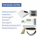 Ar condicionado elétrico de teto Treeligo 12V/24V 13500BTU para trailers, motorhomes e vans. Ideal para estacionamento e transporte em veículos recreativos, caminhões, trailers e caravanas.