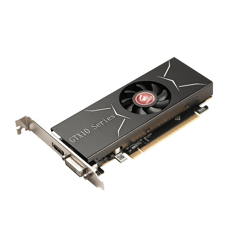 Placa de vídeo VEINEDA GTX 1050Ti GPU 4G DDR5 PCI-E para placa de vídeo NVIDIA Geforce Game LP.