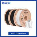 Filamento ELEGOO RAPID PLA+ de 1,75 mm, filamento para impressora 3D, suporta velocidade de impressão de 30-600 mm/s, compatível com a maioria das impressoras 3D FDM