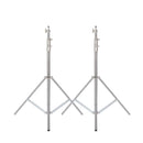 Tripé superestável de 2,9 m, grande, dobrável, suporte de luz, estrutura de elevação, rodas, fotografia, softbox, estúdio fotográfico, aço inoxidável