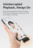 Microfone de lapela sem fio Ulanzi A100 para câmera iPhone 16 15 Pro Max Android DJI Action Pocket 3 com gravação dupla ao vivo