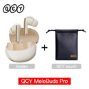 Fones de ouvido QCY MeloBuds Pro ANC Bluetooth 5.3 sem fio 46dB híbrido ANC Hi-Res LDAC fones de ouvido 6 microfones 34h detecção intra-auricular