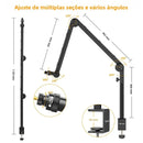 Suporte de mesa para microfone VIJIM LS24, suporte para câmera DSLR, braço de microfone com suspensão ajustável e suporte de parafuso de 1/4 para gravação