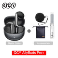 Fones de ouvido sem fio QCY HT10 AilyBuds Pro+ com cancelamento de ruído ativo (ANC), áudio de alta resolução com LDAC, Bluetooth 5.3, 6 microfones, IA para chamadas em HD e conexão multiponto.