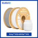 Filamento PLA fosco ELEGOO 1 kg, filamento FDM para impressora 3D de 1,75 mm, precisão dimensional de +/- 0,02 mm, bobina de papelão de 1 kg (2,2 lbs)