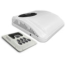 Ar condicionado elétrico de teto Treeligo 12V/24V 13500BTU para trailers, motorhomes e vans. Ideal para estacionamento e transporte em veículos recreativos, caminhões, trailers e caravanas.