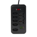 Filtro de Linha extensão com Tomada, universal, USB e Tipo C