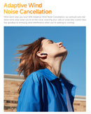 Fones de ouvido sem fio QCY HT10 AilyBuds Pro+ com cancelamento de ruído ativo (ANC), áudio de alta resolução com LDAC, Bluetooth 5.3, 6 microfones, IA para chamadas em HD e conexão multiponto.