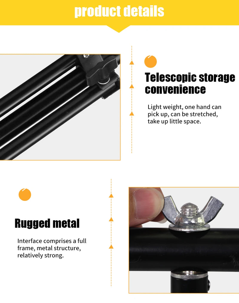 Suporte de fundo fotográfico em formato de T, sistema de suporte ajustável para estúdio fotográfico, tela verde, acessórios para cenário Chromakey