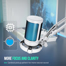 Kit de microfone para jogos AmpliGame com silenciador rápido, conjunto de microfone condensador USB RGB com braço de metal para PC móvel, PS4/5, streaming - A2T