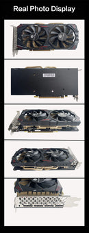 Placa de vídeo AMD RX 580 8GB 2048SP Gaming Graphics Card GDDR5 256Bit PCI Express 3.0 ×16 Radeon GPU para PC (Brasil)