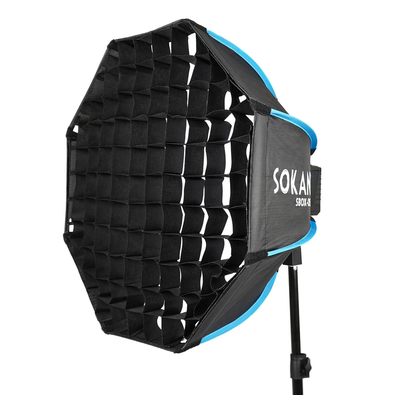 Suporte Bowens para Softbox Octogonal Dobrável de 55 cm para Sokani X100 X60 Mini COLBOR CL60 Aputure 300c 200x-s Light