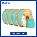 Filamento PLA fosco ELEGOO 1 kg, filamento FDM para impressora 3D de 1,75 mm, precisão dimensional de +/- 0,02 mm, bobina de papelão de 1 kg (2,2 lbs)