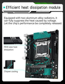 Placa-mãe MACHINIST X99 B9 LGA 2011-3 com slot M.2, suporte para chip X99 C612, memória DDR4, SATA 3.0, USB 3.0 e PCIe 16X.