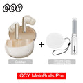 Fones de ouvido QCY MeloBuds Pro ANC Bluetooth 5.3 sem fio 46dB híbrido ANC Hi-Res LDAC fones de ouvido 6 microfones 34h detecção intra-auricular
