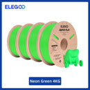 Filamento ELEGOO RAPID PLA+ de 1,75 mm, filamento para impressora 3D, suporta velocidade de impressão de 30-600 mm/s, compatível com a maioria das impressoras 3D FDM