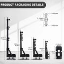 SH Fotografia Refletor Soft Box Parede Monopé Braço Transmissão Ao Vivo Estúdio Luz LED Anel Luz Suporte de Parede Tripé