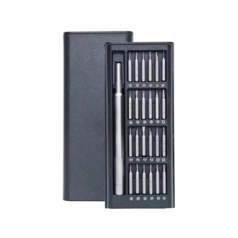 Kit 24 Chaves de Precisão Torx Fenda Y Ferramentas para Reparos e Manutenção de Celulares Eletrônicos Alta Qualidade