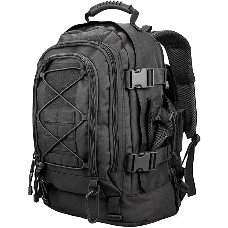 Mochila tática militar de grande capacidade de 40L e 65L para atividades ao ar livre, viagens, caminhadas, acampamentos, pesca, ferramentas, mochila para homens e mulheres