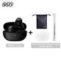 Fones de ouvido sem fio QCY HT07 ANC com cancelamento de ruído de 40 dB TWS, 6 microfones, chamada AI HD, Bluetooth 5.2, reprodução de 32 horas