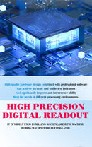 DRO-3V e 3 Encoders de alta precisão de 0 a 800 mm para fresadora, máquina de eletroerosão, mandriladora, régua de grade, display de leitura digital
