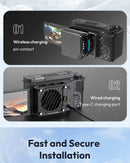 Ulanzi CU01 Cooler para câmera, ventilador de resfriamento para transmissão ao vivo, sistema de resfriamento alto, radiador de câmera, dissipador de calor para Canon R50 Sony ZVE Nikon