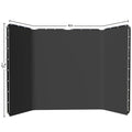Cenário de tela verde Chromakey grande portátil com suporte para fotografia, sistema de suporte para gravação de vídeo e foto 240x400 cm
