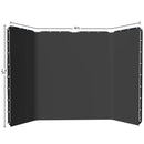 Cenário de tela verde Chromakey grande portátil com suporte para fotografia, sistema de suporte para gravação de vídeo e foto 240x400 cm